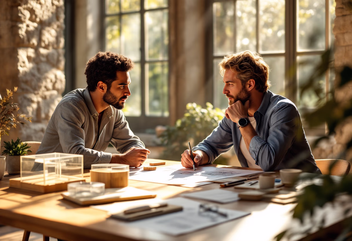 image of architecture firm consultation
