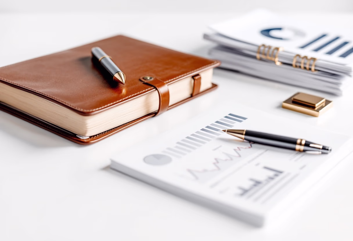 image of accounting tools and documents