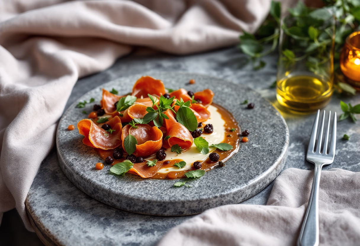 image of signature dish for a fine dining restaurant