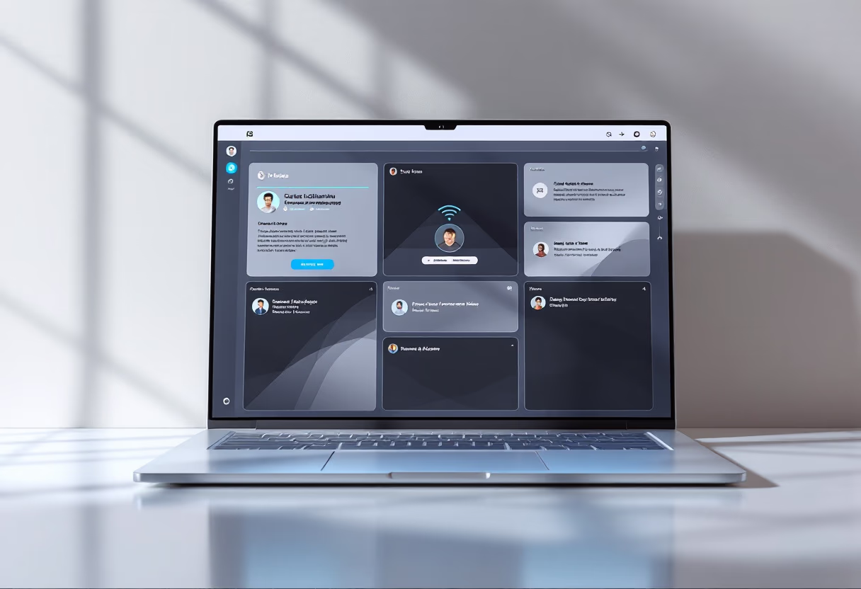 <subject>[interface] screenshot of collaboration interface (for a productivity tools business)</subject>