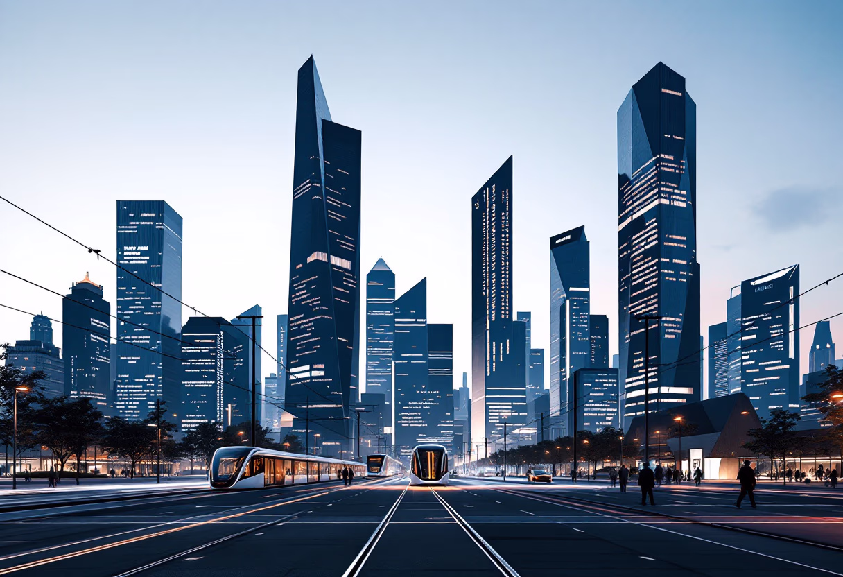 <subject>[background image] image of a busy downtown area (for a mobility and transportation)</subject>