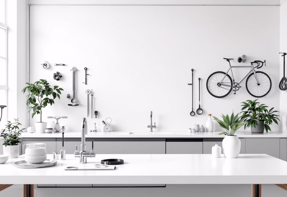 [background image] image of a bike workshop (for a bicycle shop)