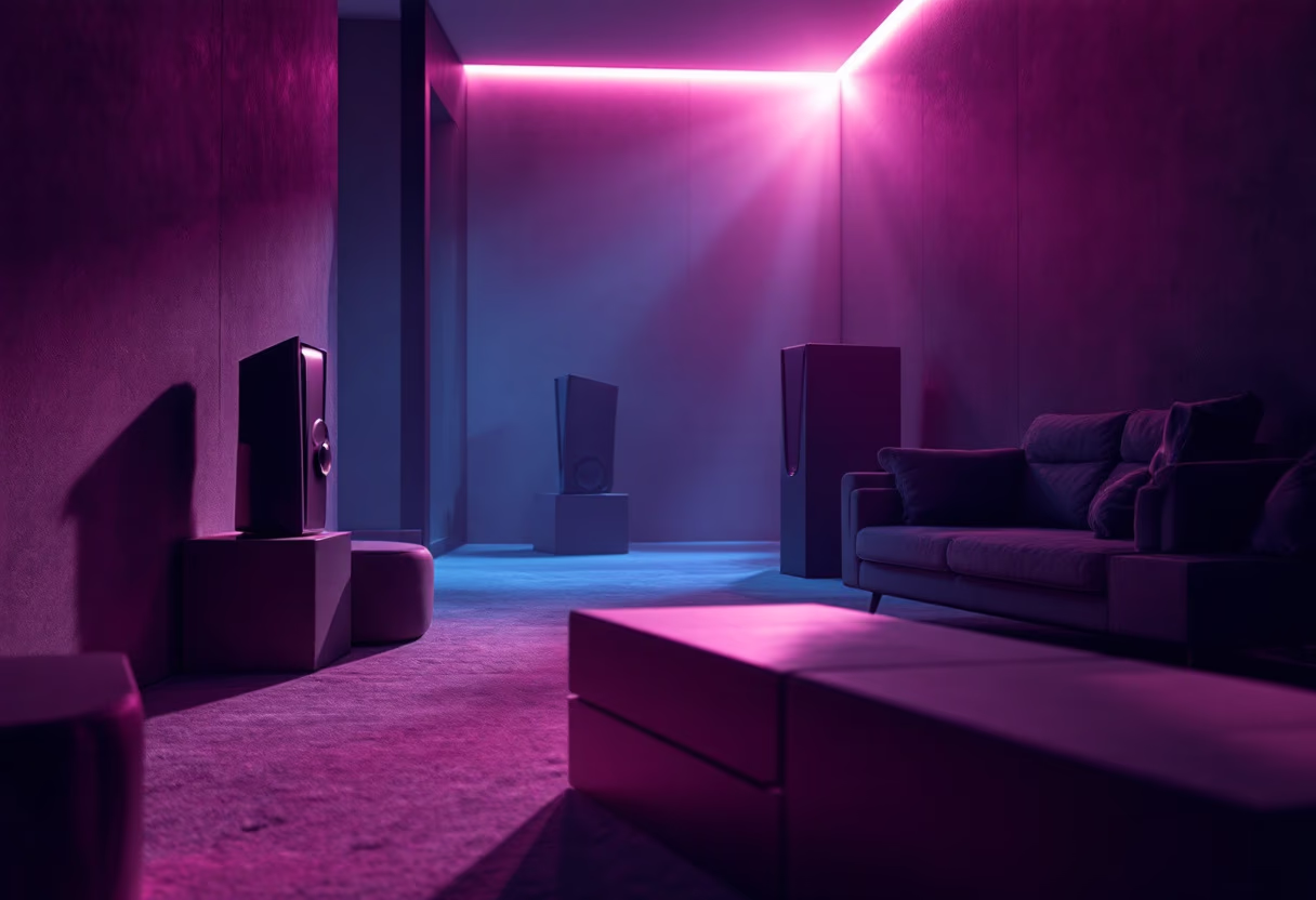 image of a lively gaming area (for a gaming and entertainment)