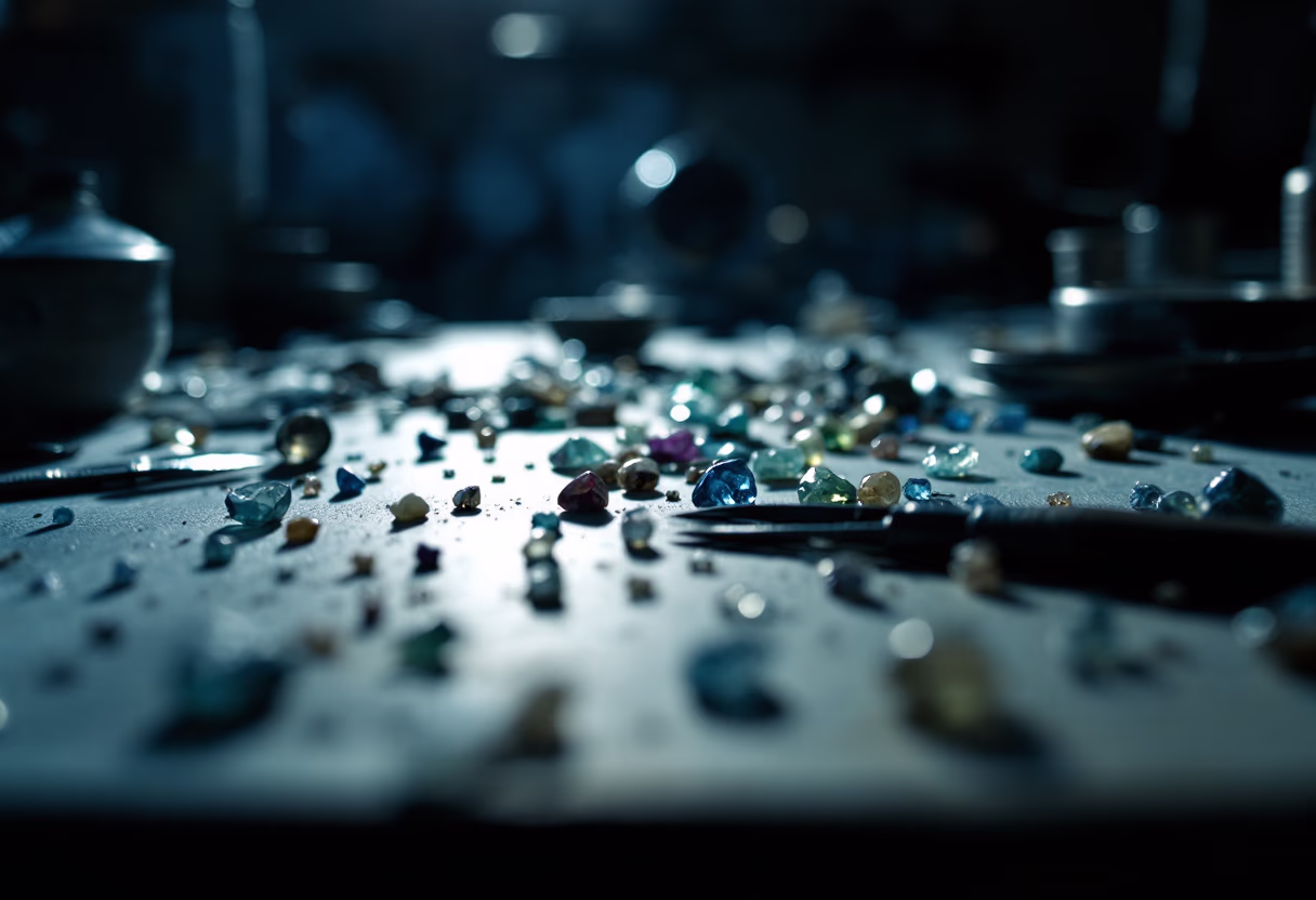 background image of a jewelry workshop