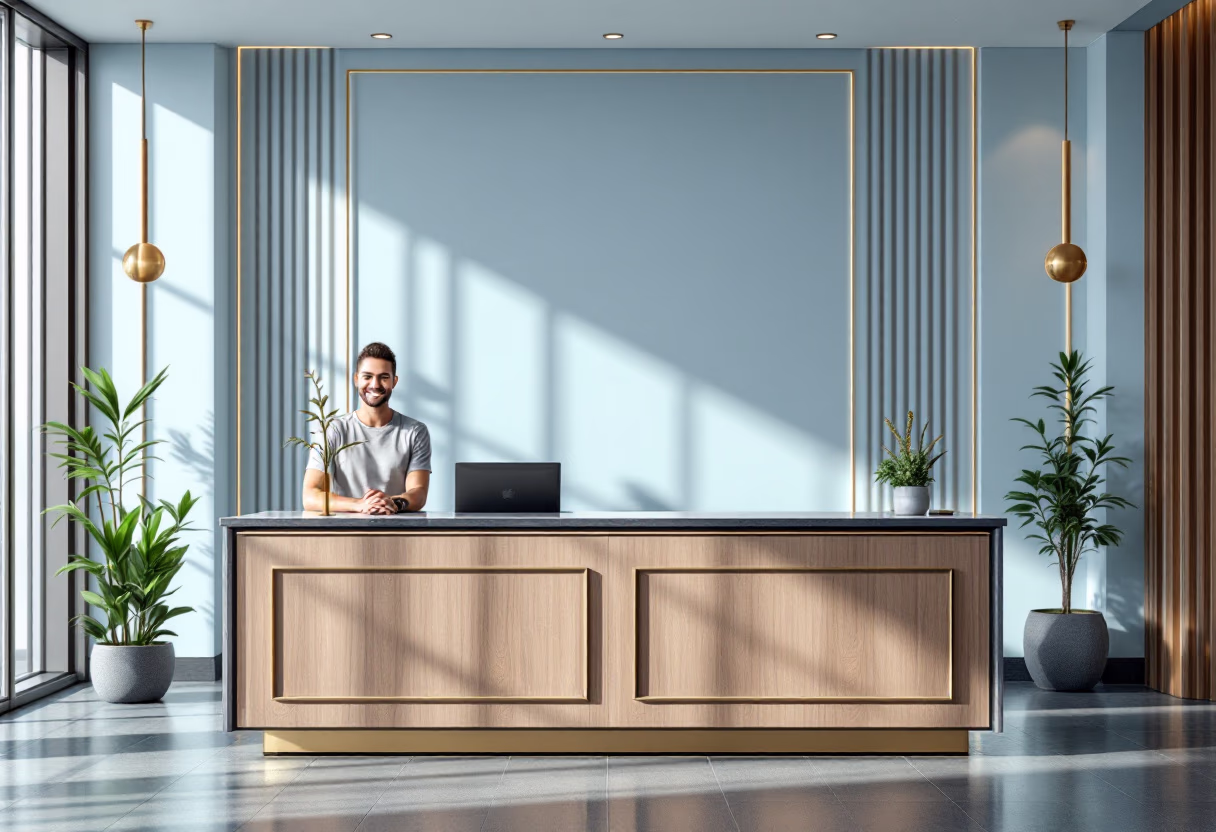 image of membership signup area (for a gym)