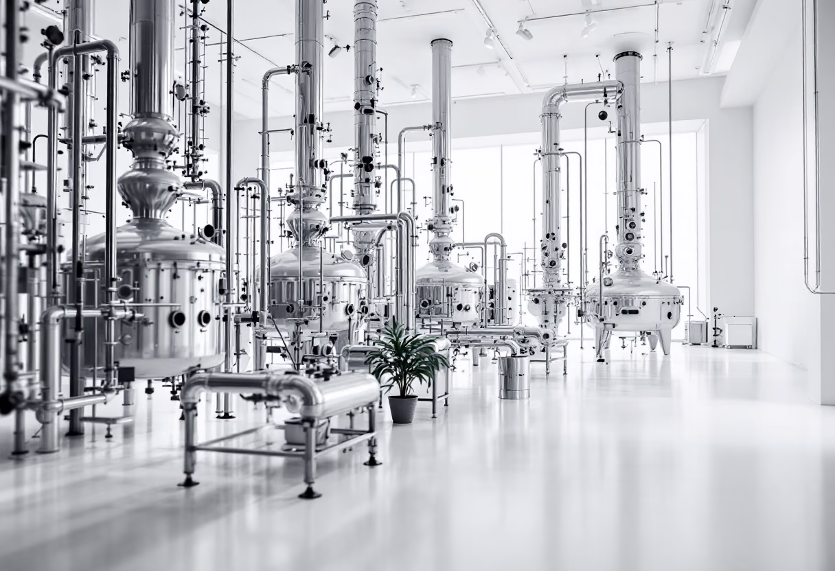 background image of distillery ambiance