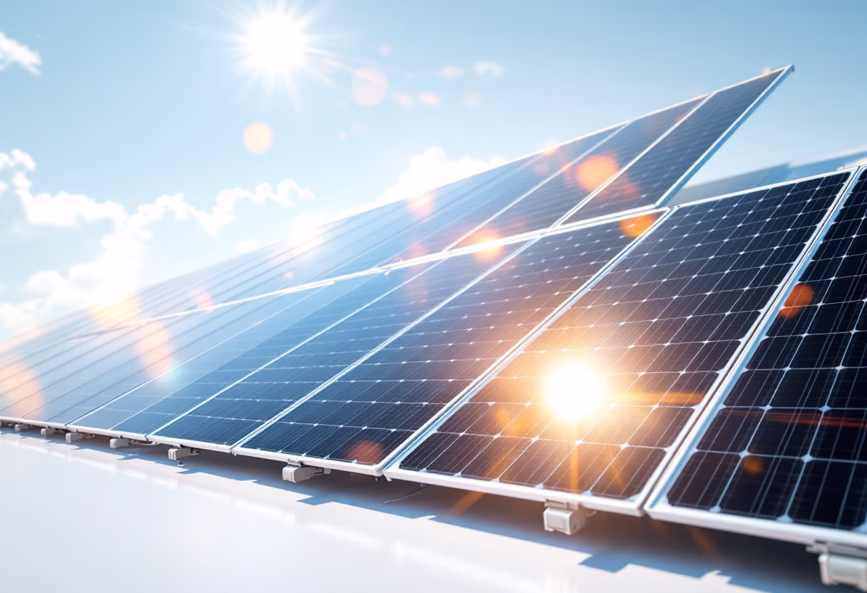 [digital project] image of solar technology advancements (for a solar panel installer)