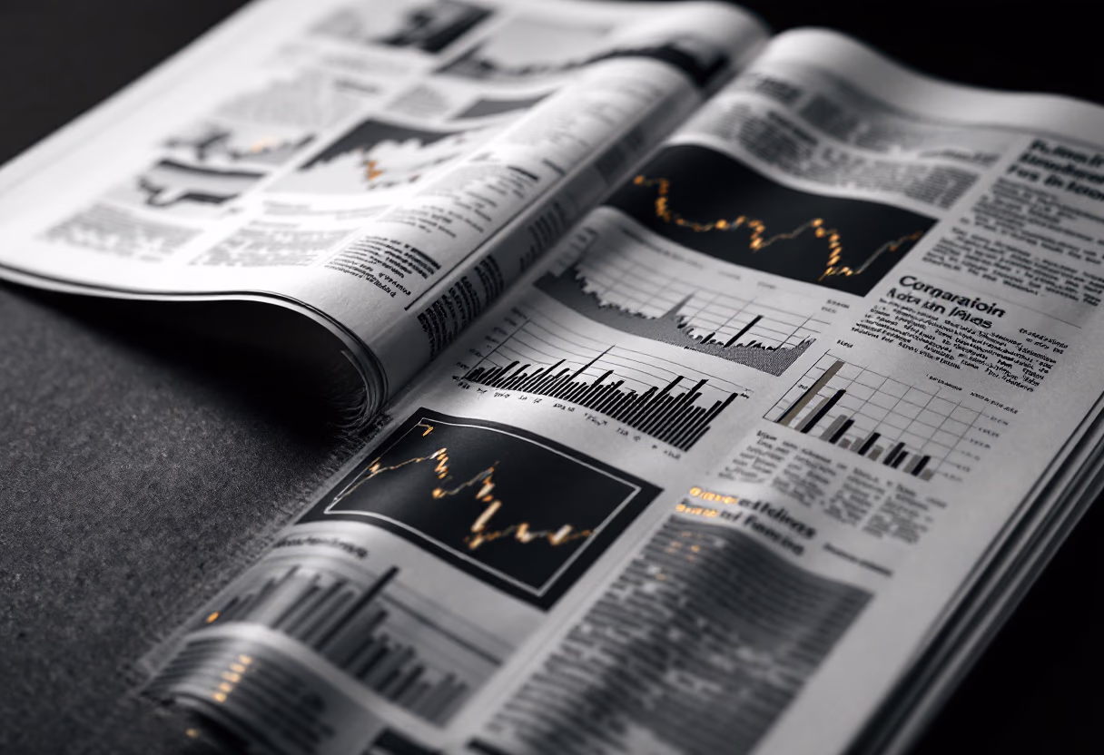 image of newspaper article (for a financial advisor)