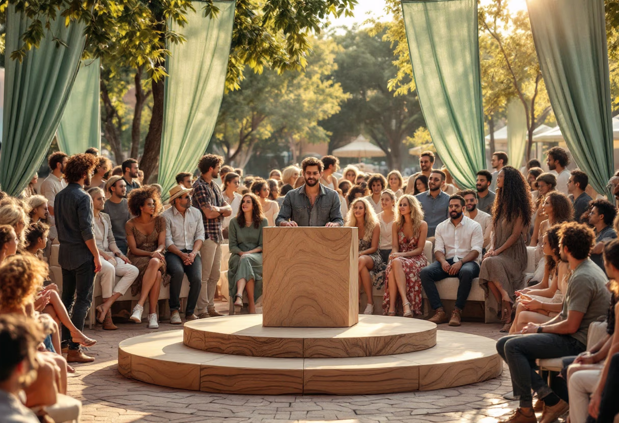 image of award ceremony (for an amusement park)