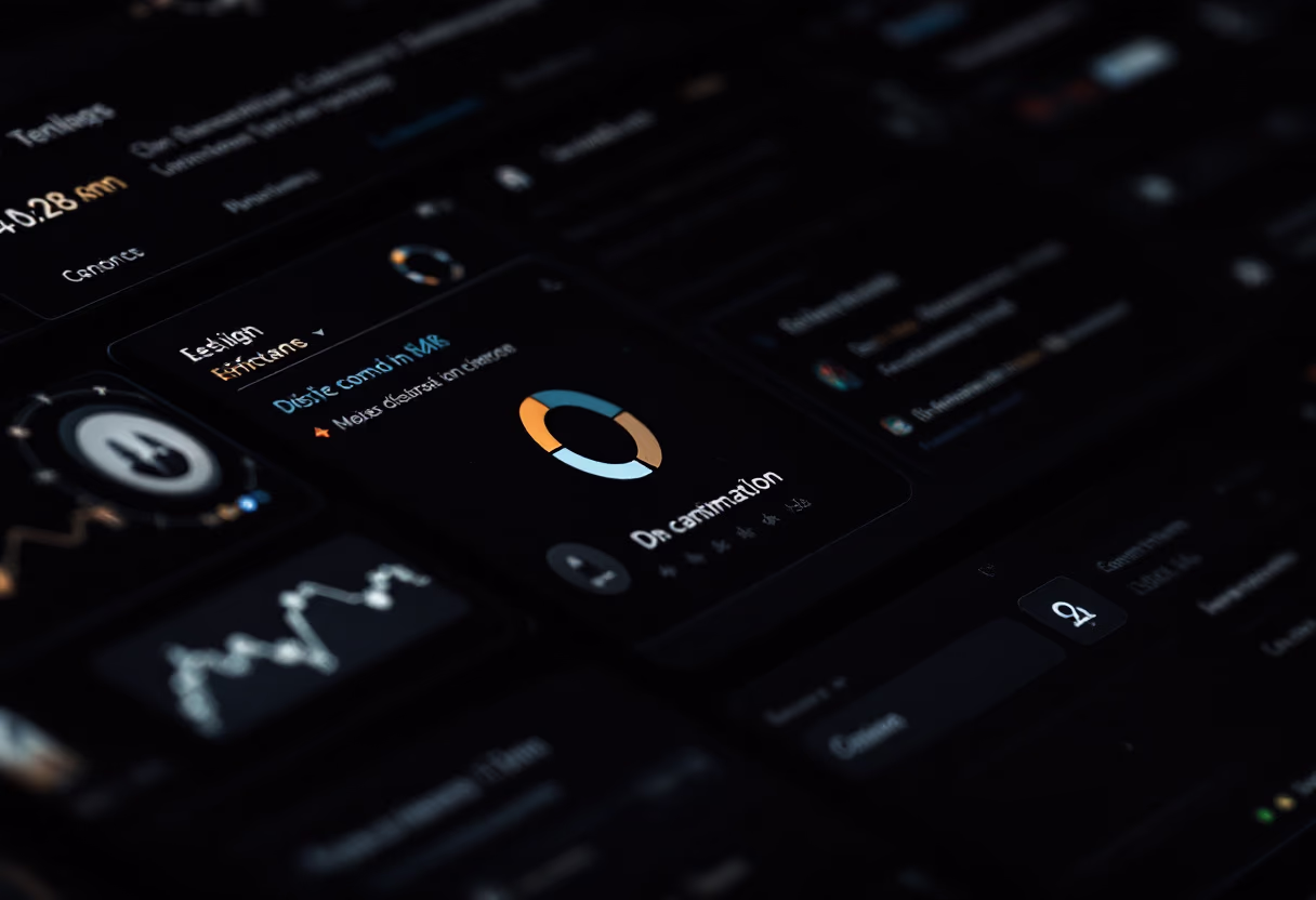 [interface] image of a computer showcasing educational software (for a edtech)