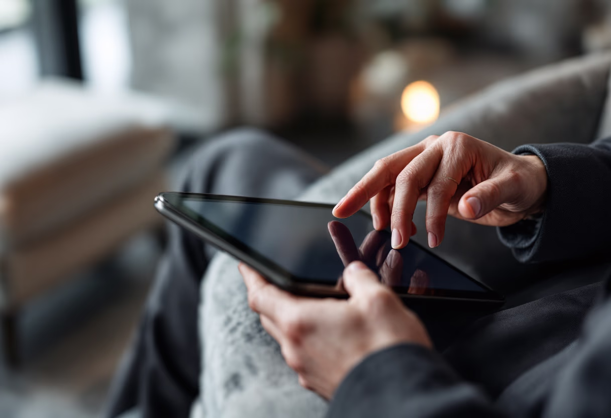 image of individuals using real estate tech