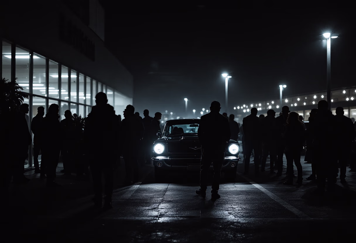image of community event at an auto dealership
