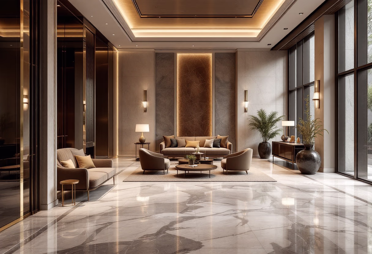 image of completed building project (for a general contractor)