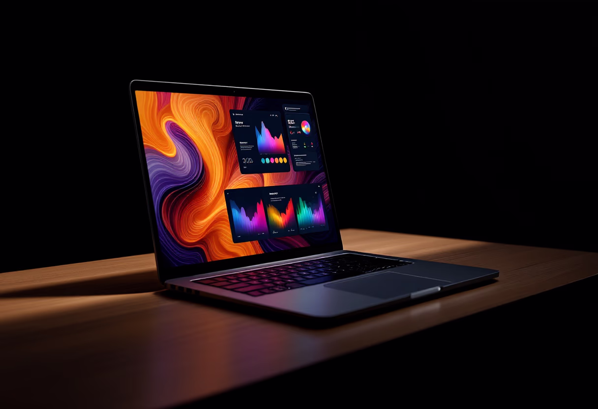 image of a laptop with open interface [interface]