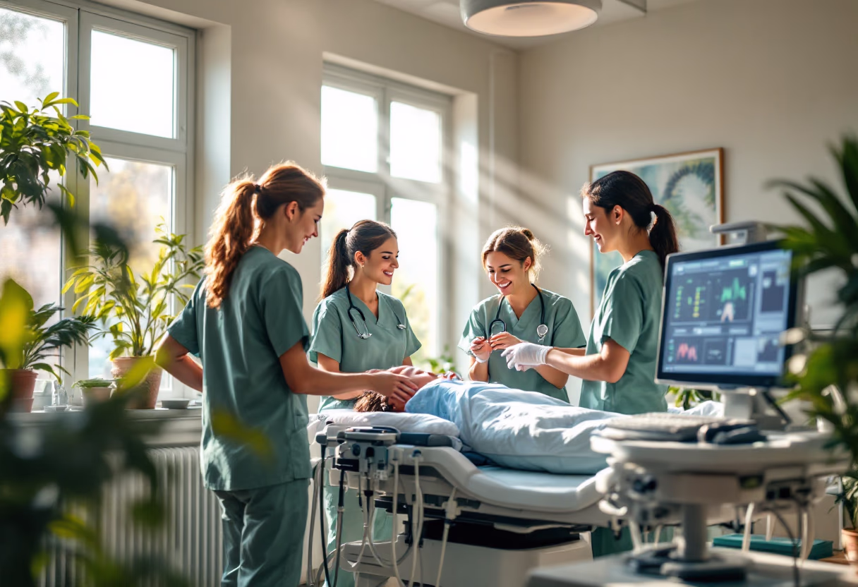 image of healthcare training session