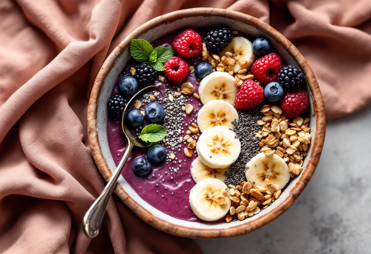 image of popular menu item #3: "organic smoothie bowl"