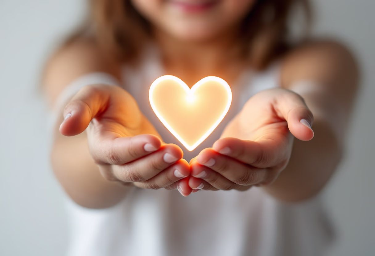 Glowing heart