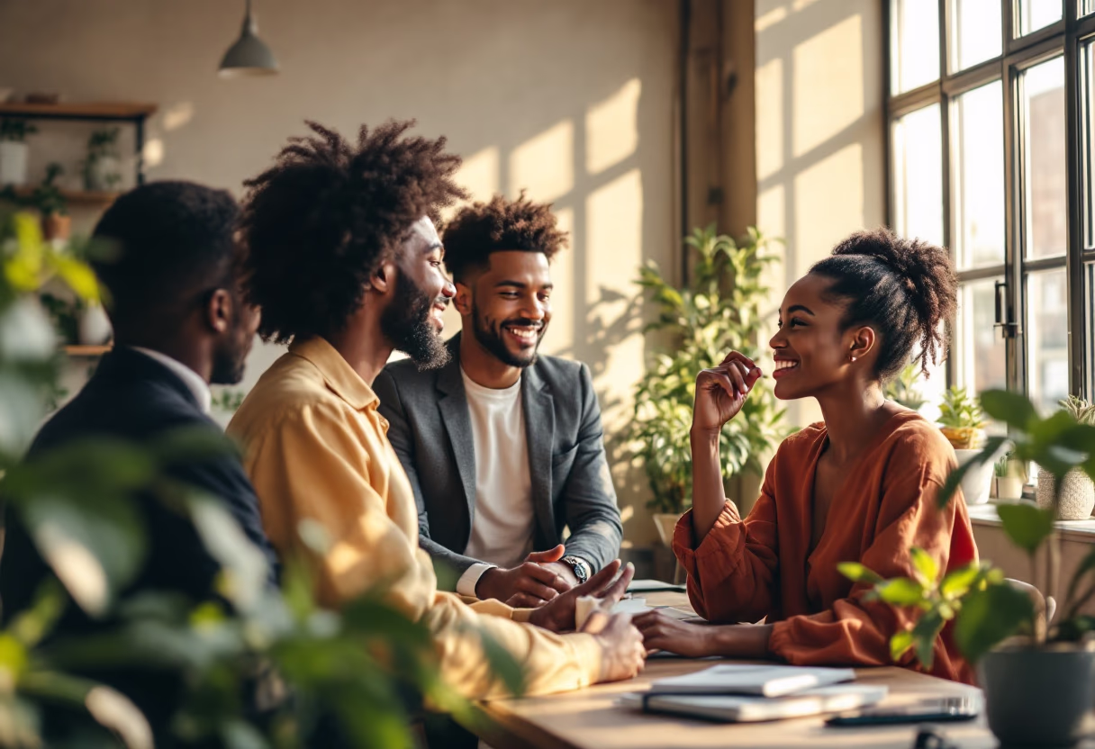 image of people networking