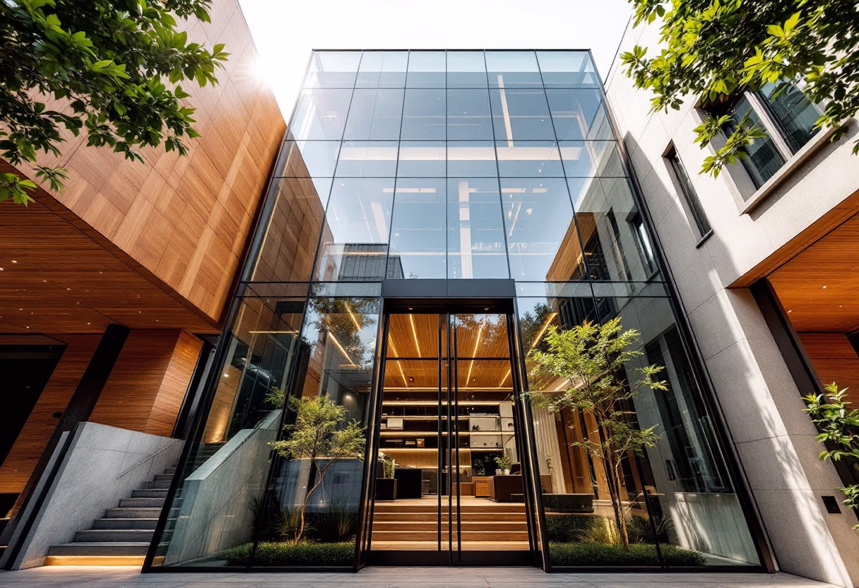 [background image] image of office building (for a ai fintech company)