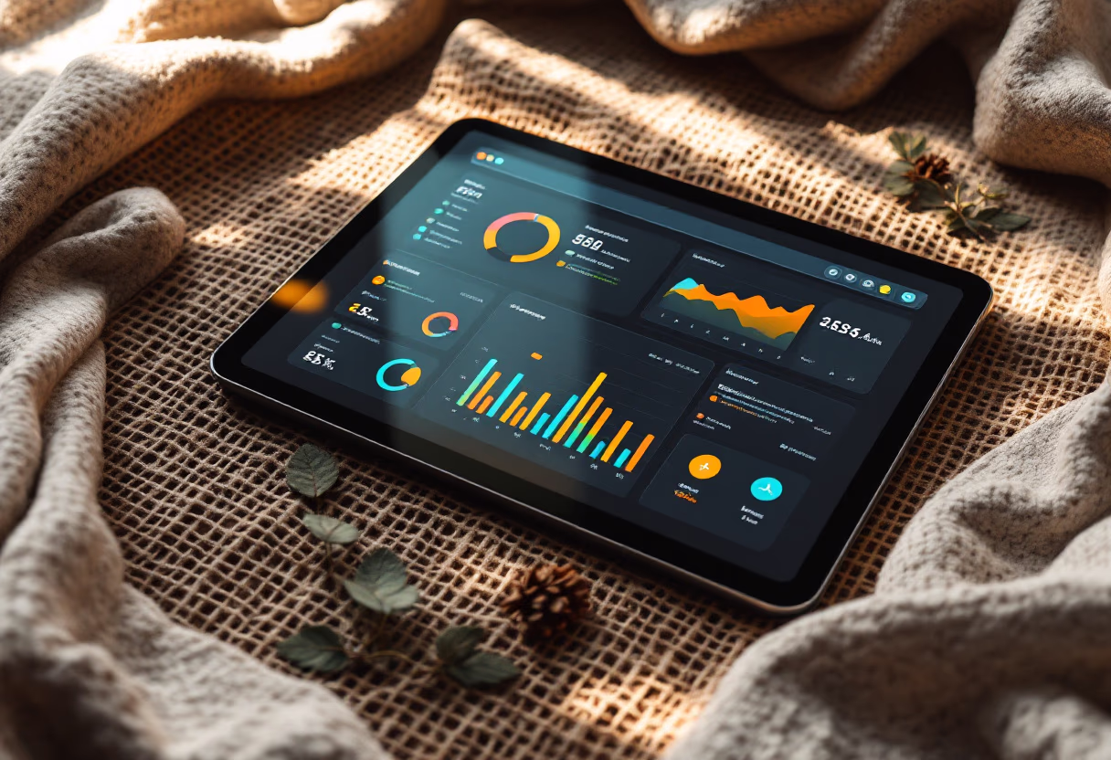 [interface] screenshot of the dashboard interface (for an erp company)