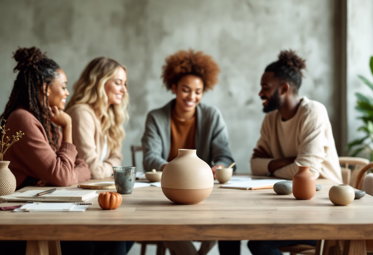 image of brainstorming session (for a productivity tools business)