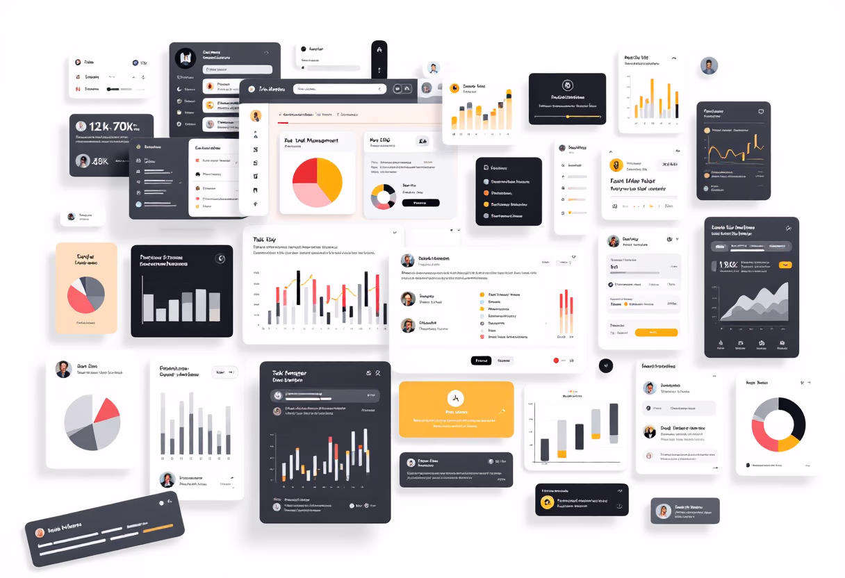 interface of task management module for productivity tools business