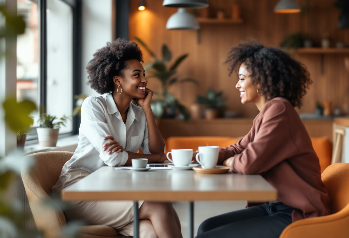 image of direct conversation between client and agent (for a property management company)