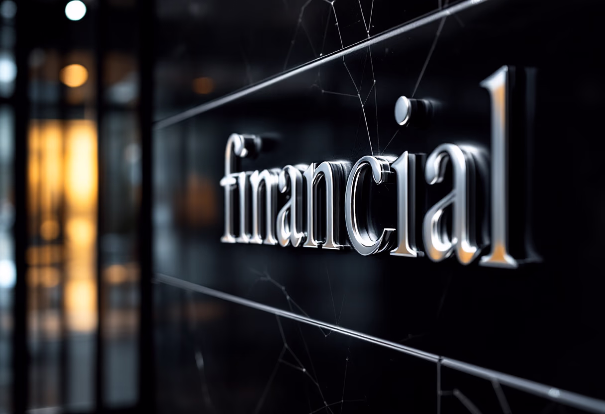 image of office sign (for a financial advisor)
