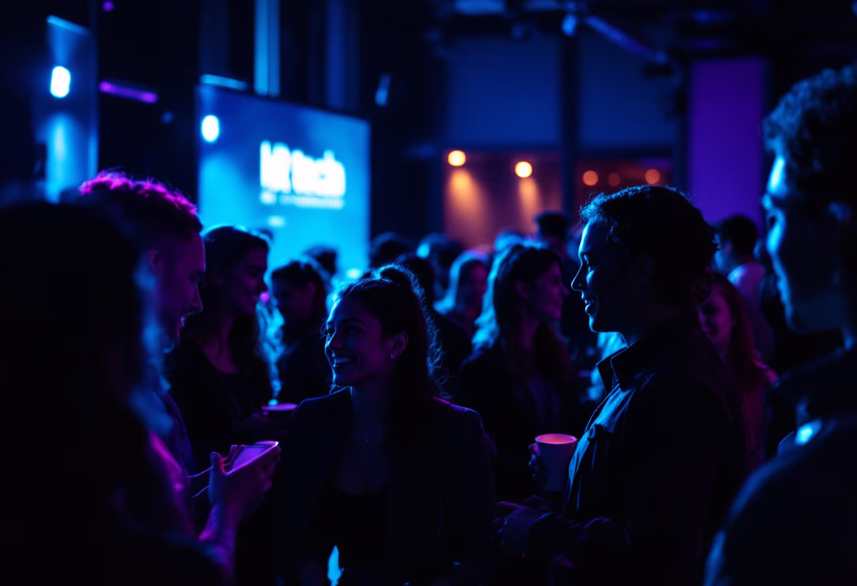 image of networking event (for a hr tech)