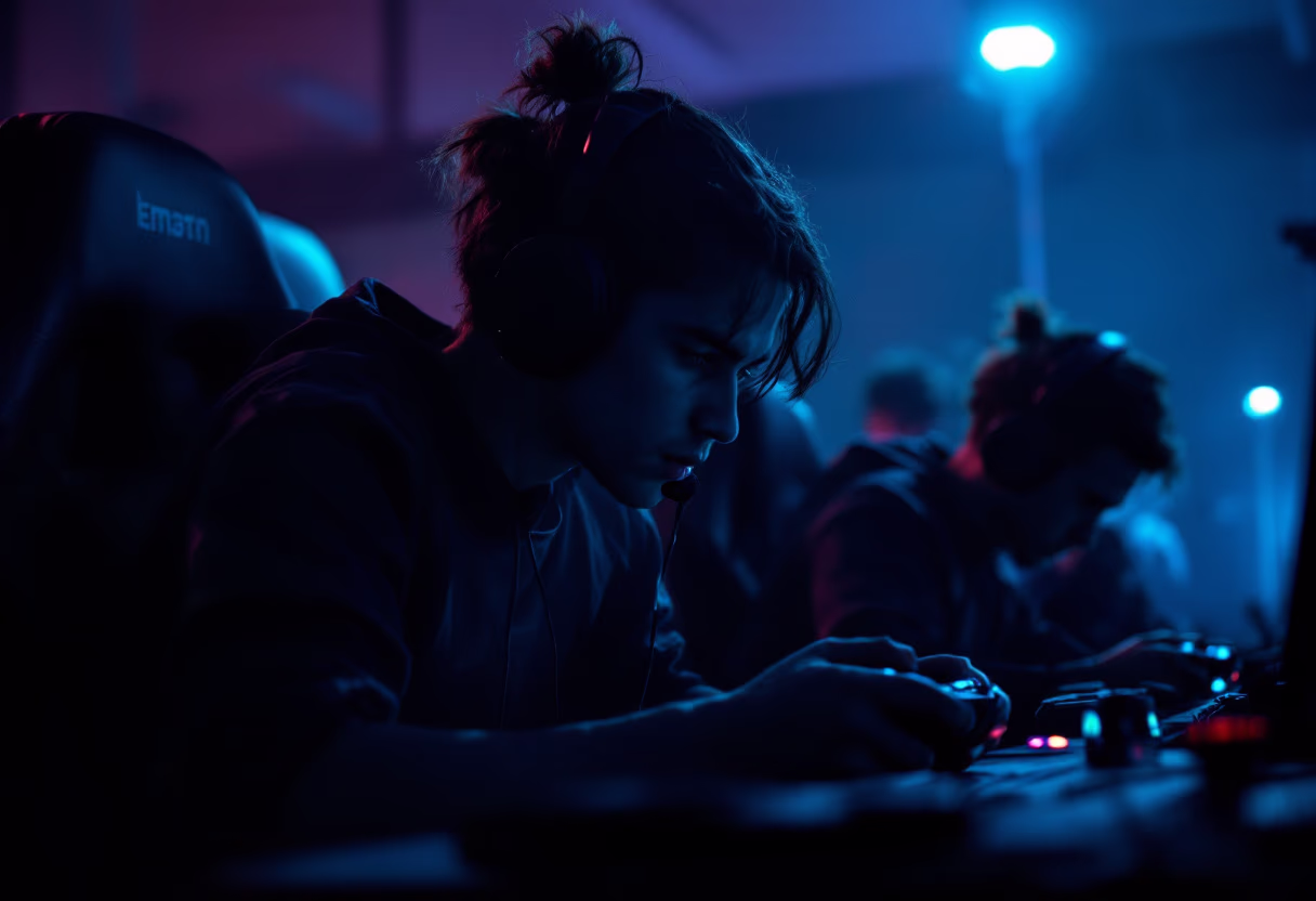 image of gaming tournaments (for a gaming and entertainment)