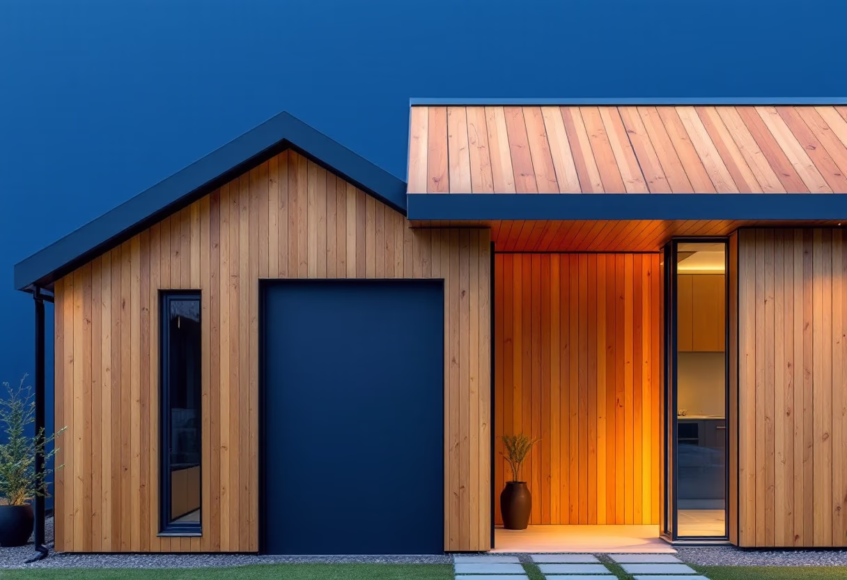 image of housing project roofs