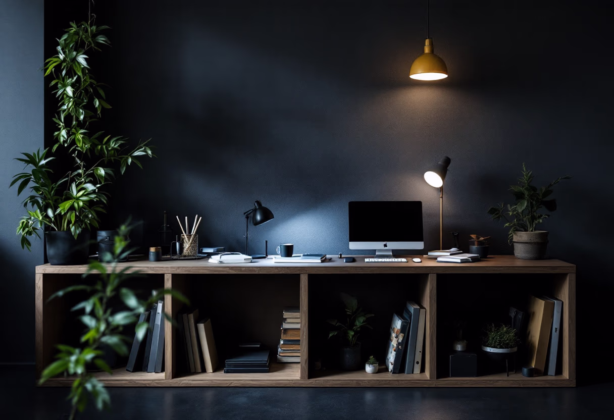 image of office workspace (for a web design agency)
