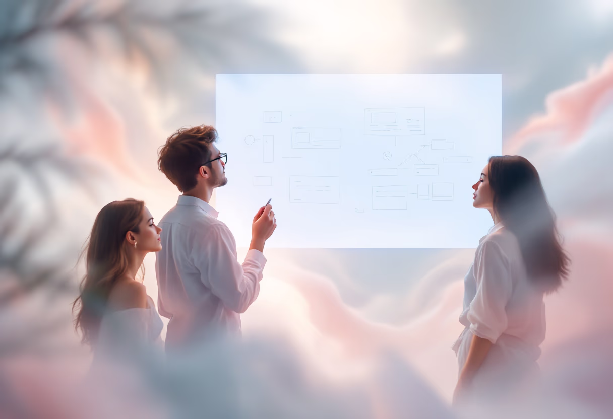 image of studio atmosphere (for a game development company)