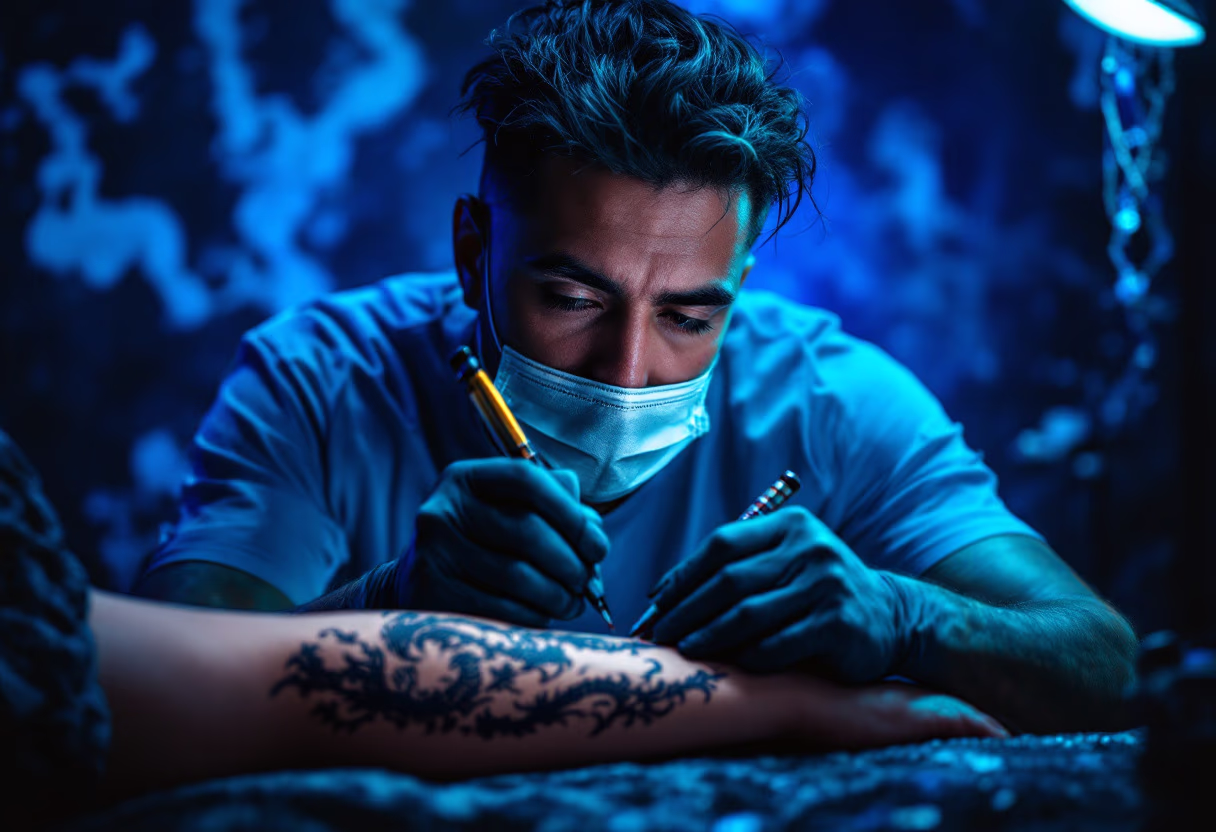image of various tattoo designs (for a tattoo studio)