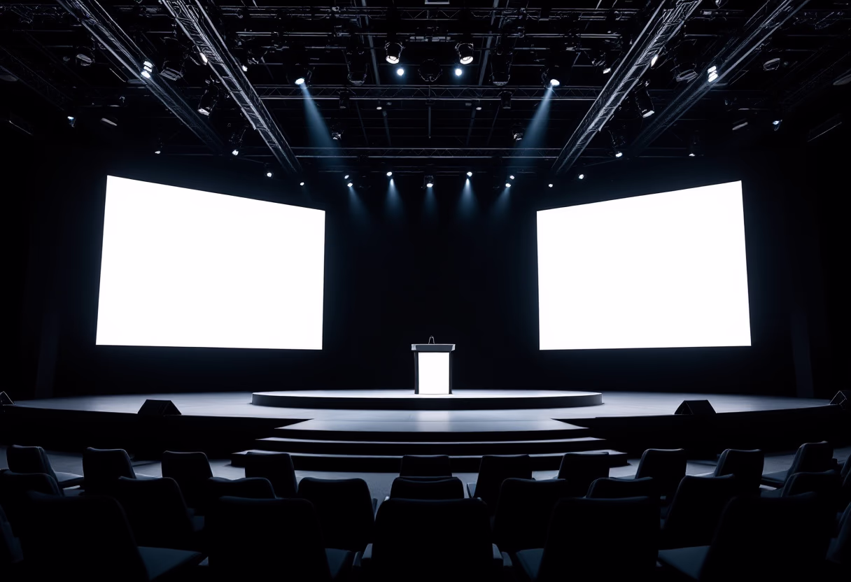 event planning service - corporate conference stage