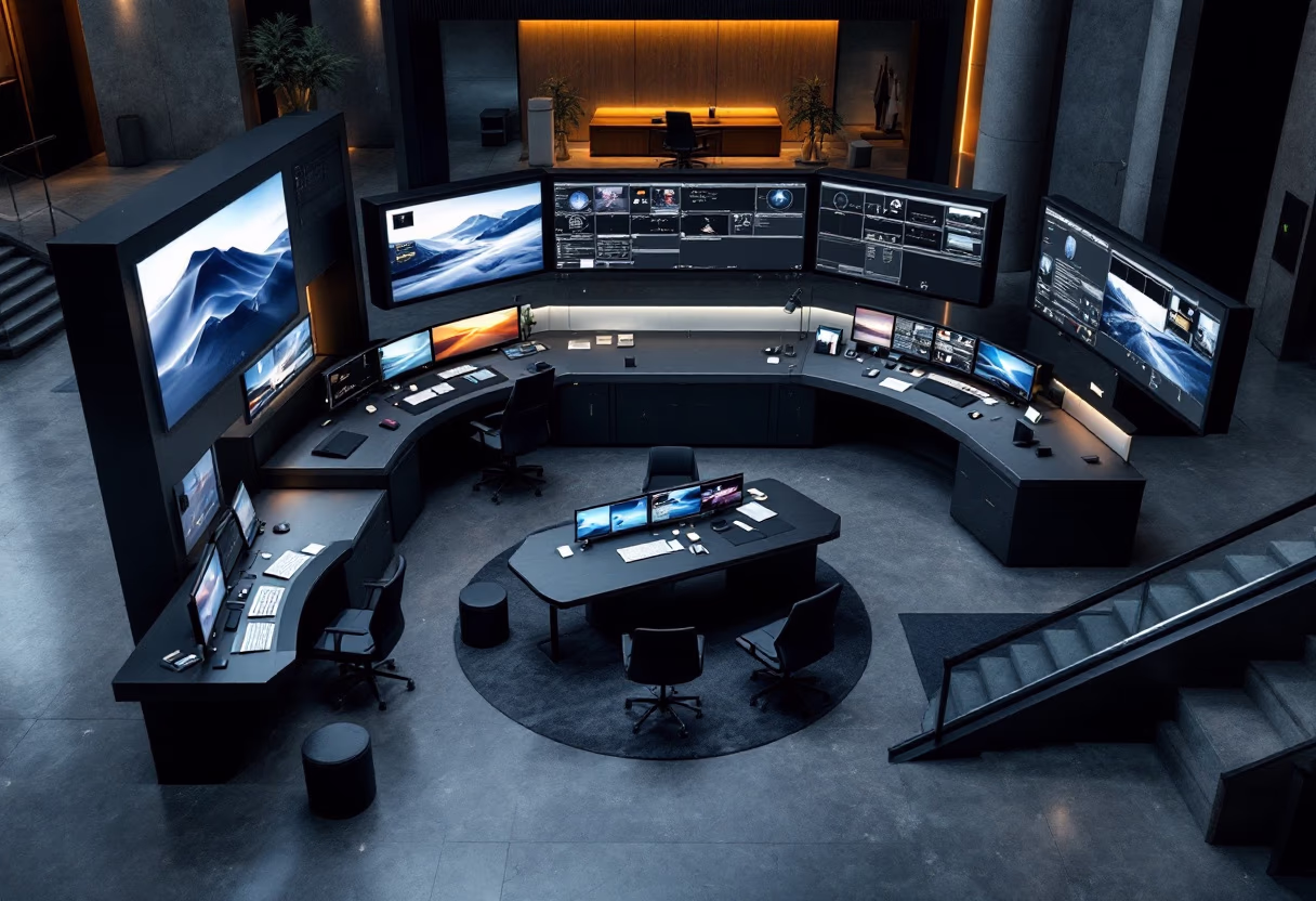 image of a traffic control center (for a mobility and transportation)
