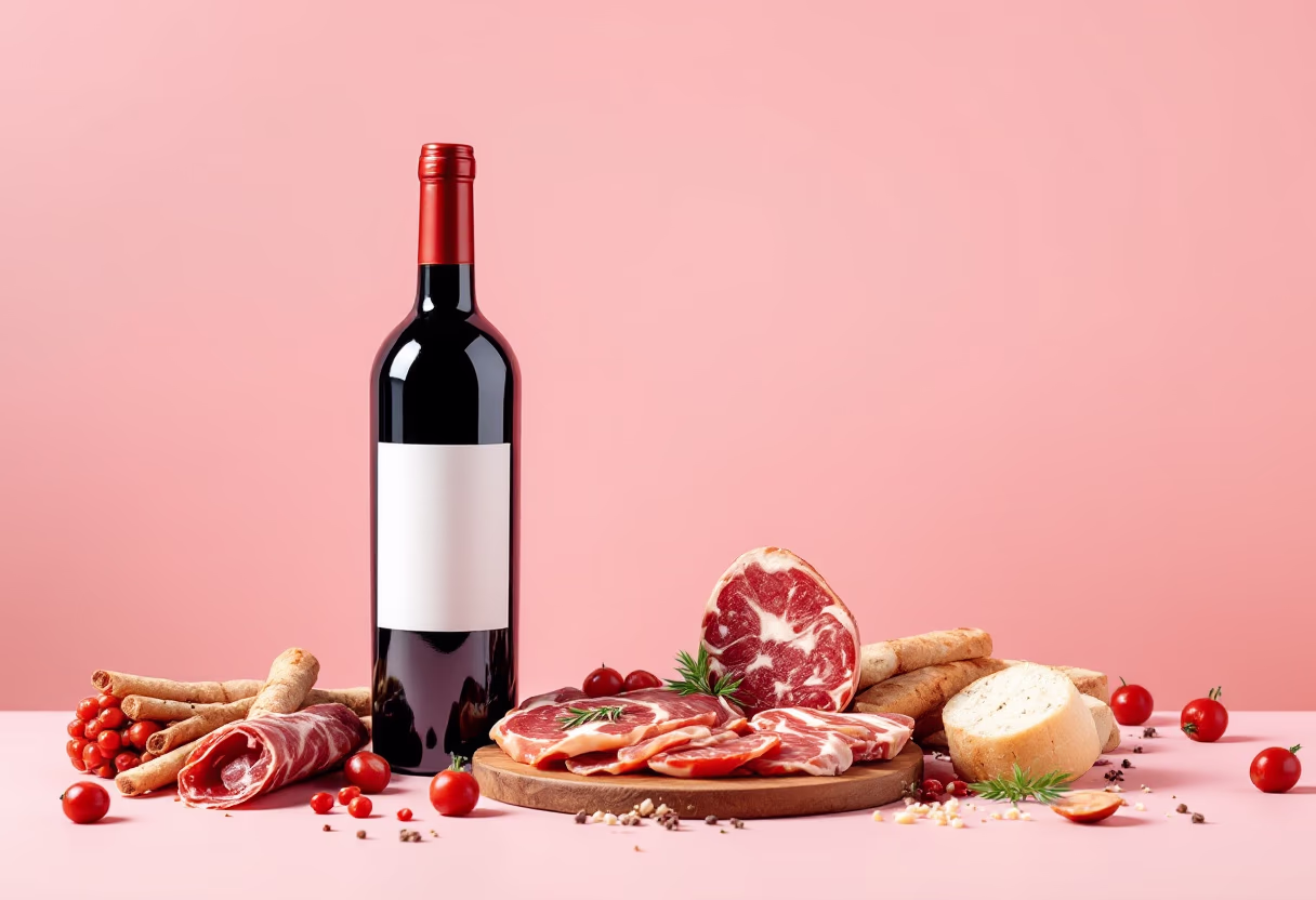 image of wine pairings for an italian restaurant