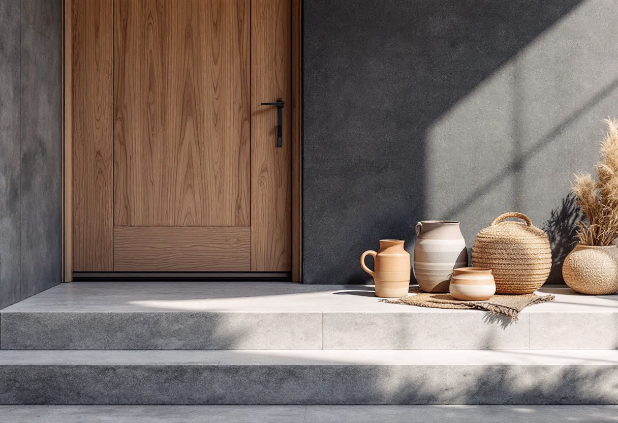 [background image] of the studio entrance (for a ceramic studio)