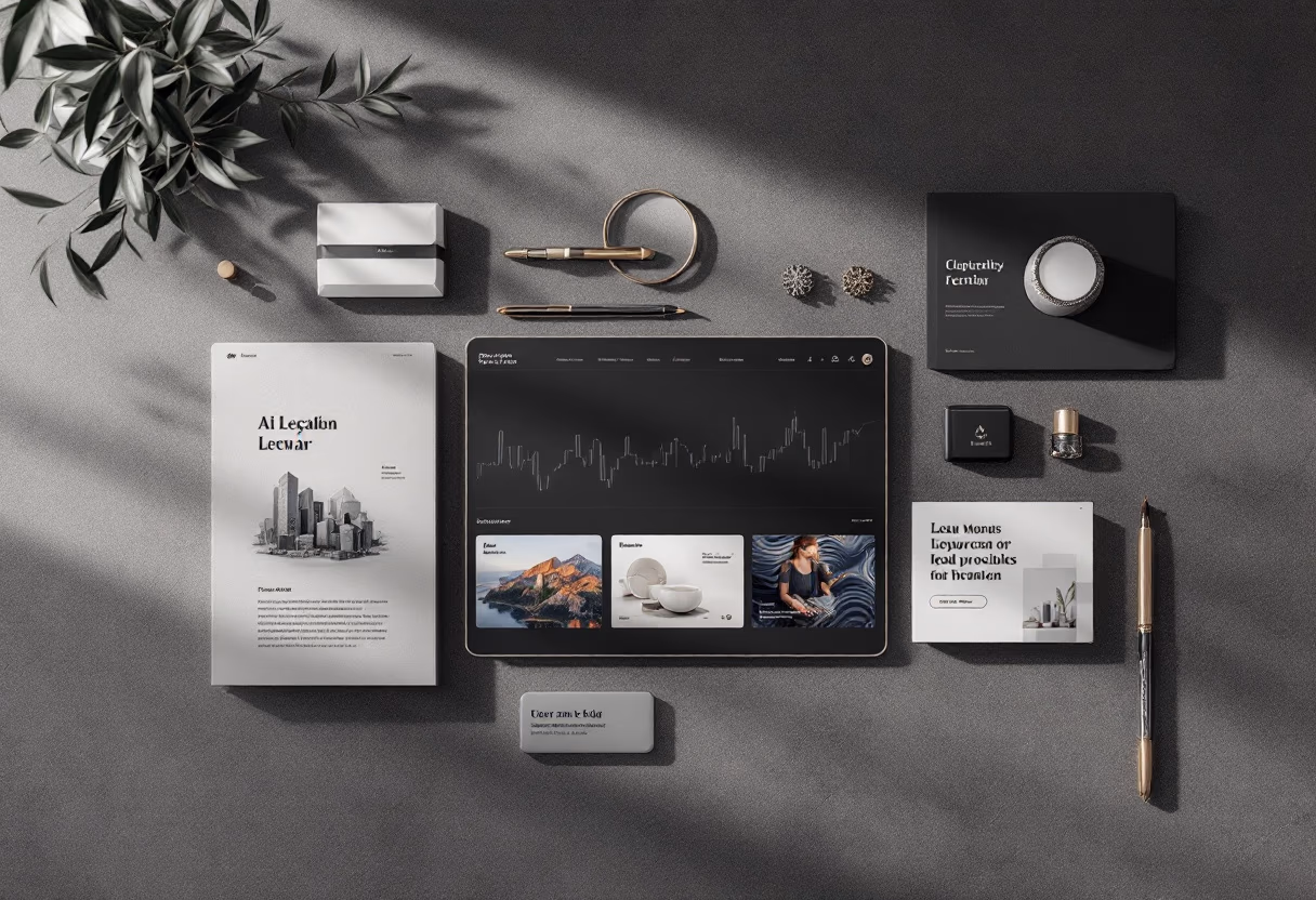 [interface] image of a digital interface without any devices (for an ai legal tech company)