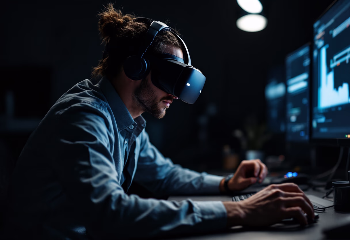 image of a dynamic vr training module for a corporate learning platform