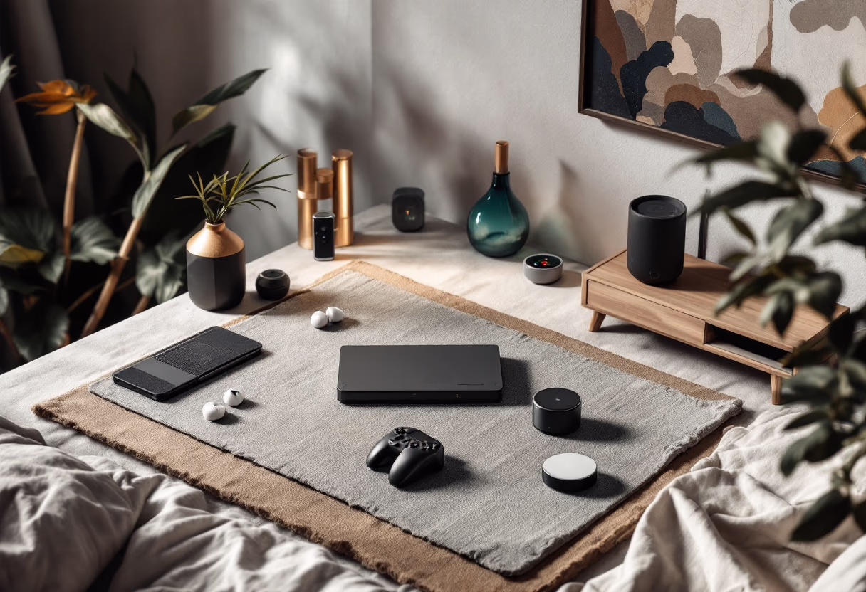 image of a diverse range of tech products
