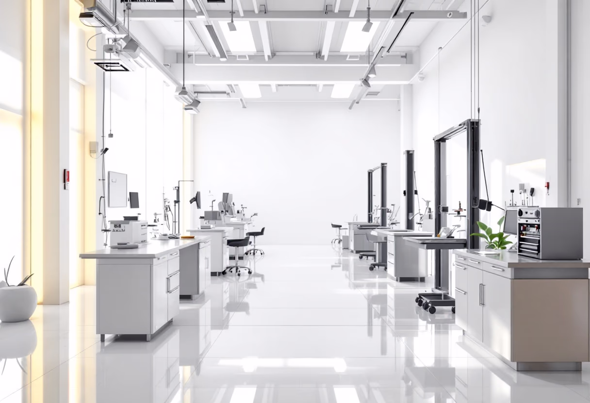 [background image] image of modern auto shop