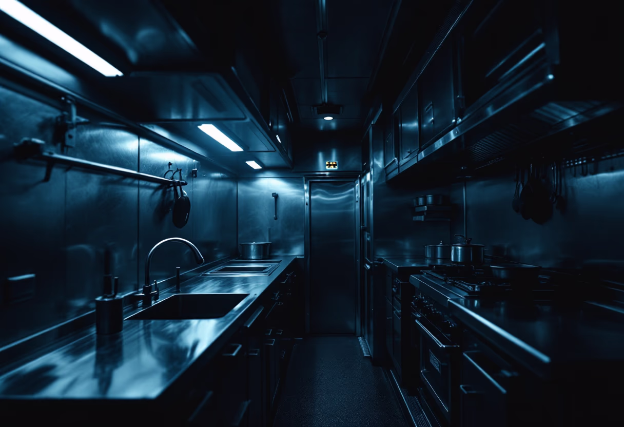 image of creating the food truck's kitchen layout