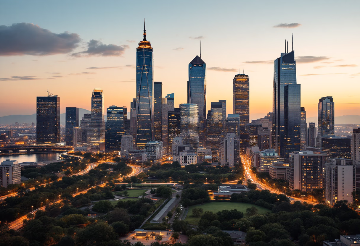 image of city skyline