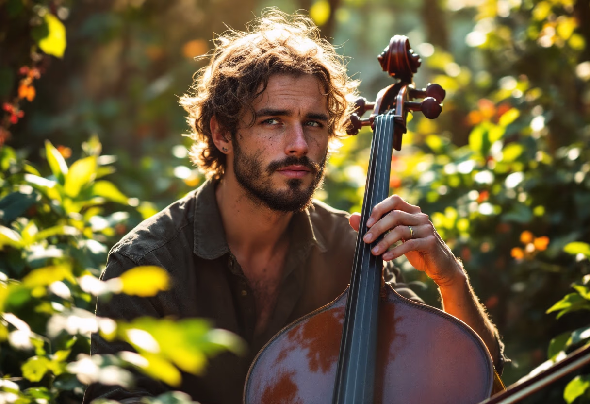 image of musician playing an instrument