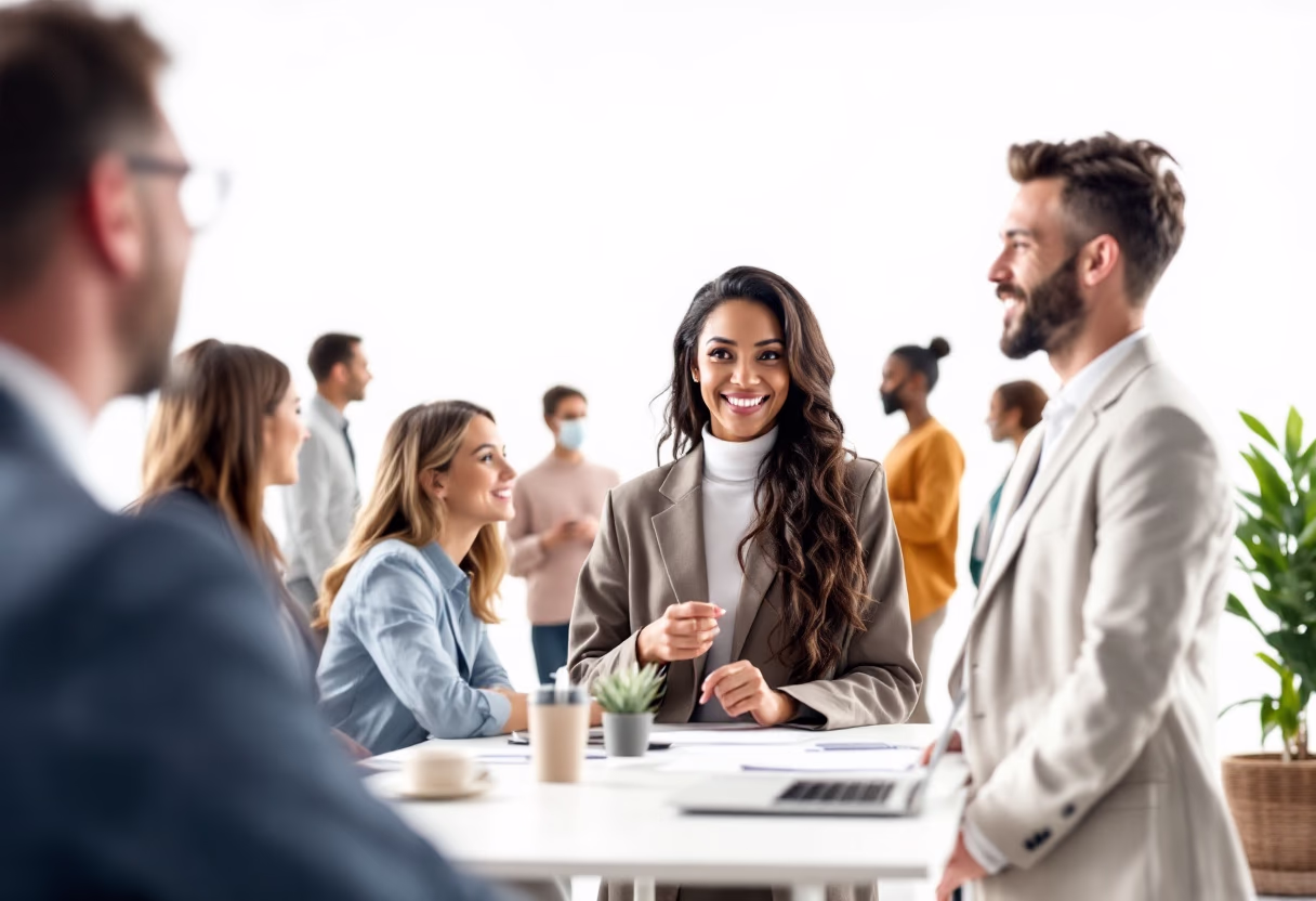 image of networking event (for a hr tech)