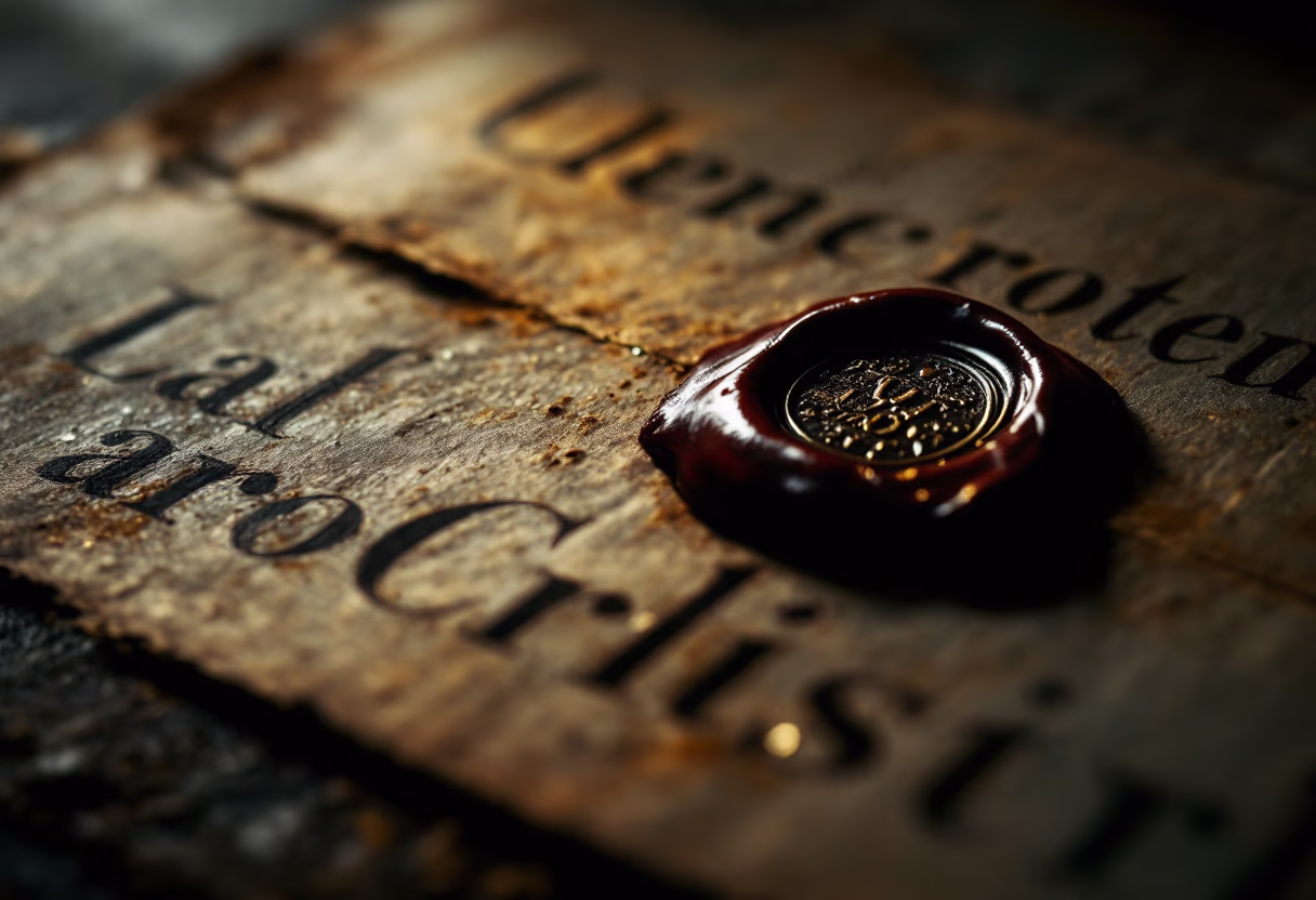 sealed legal manuscripts