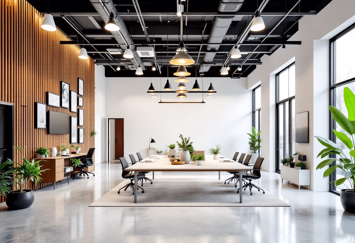 [background image] image of team working together in office (for a agricultural services)