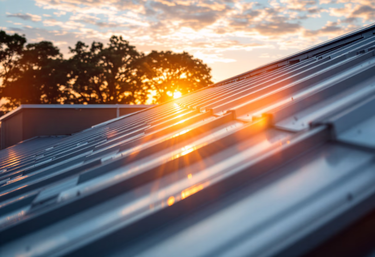 image of completed roof project