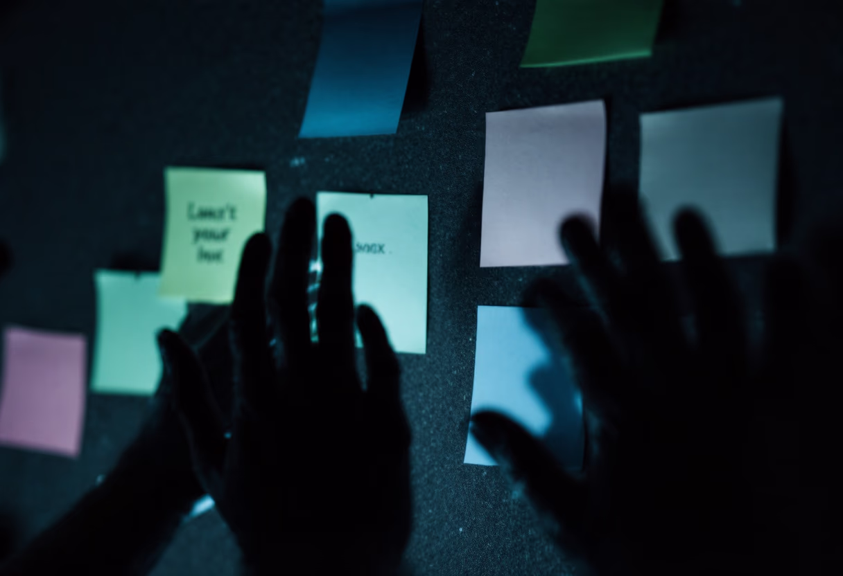 image of brainstorming session for a productivity tools business